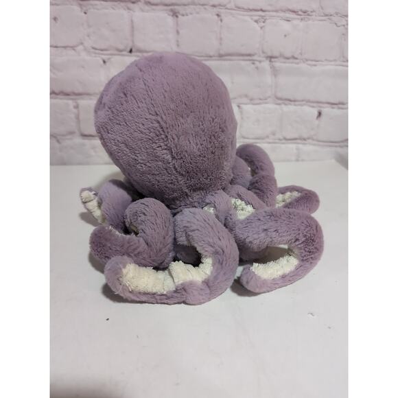 Purple Jellycat Octopus Stuffed Animal Baby Plush 6” Lilac Little Maya No Tag - Picture 2 of 10